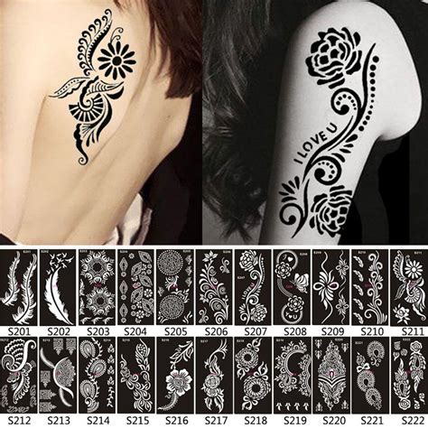 Earth Henna Premium Body Painting Kit Temporary Tattoos