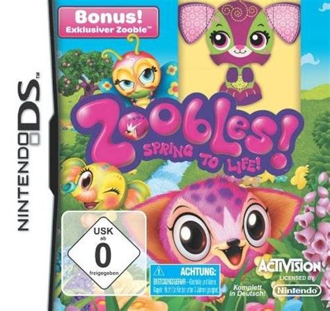 Zoobles Spring To Life For Nintendo Ds Sales Wiki Release Dates