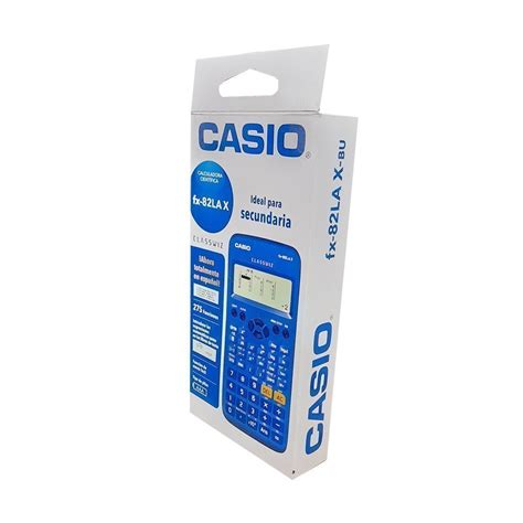 Calculadora Cientifica Casio Fx 82 Lax Classwiz Azul De 275 Funciones