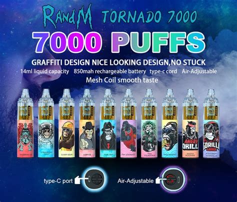 Randm Tornado 7000 Puffs Disposable Vape Wholesale Vape Hk Shop