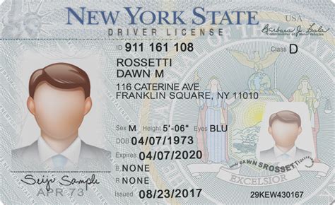 New York Driver License Template All Psd Templates Gambaran