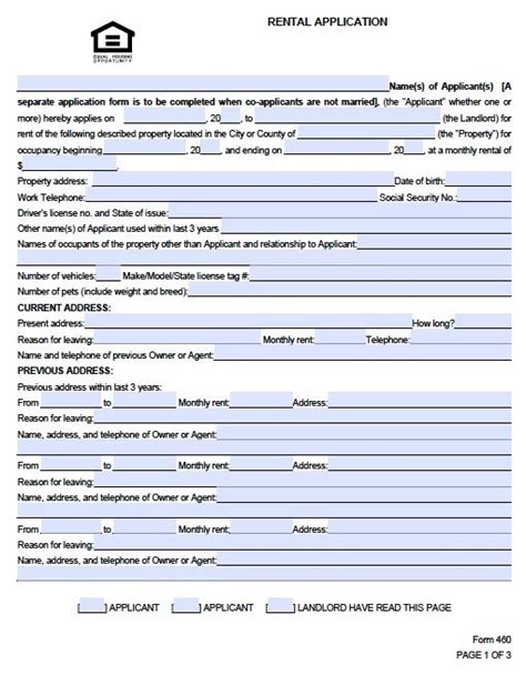 Where is the best place to buy/download a good rental application form?(i didn't like some of the wording on the free one from lastly, who is everyone using to do background checks on applicants? Printable Sample Rental Application Form Pdf Form | Rental ...