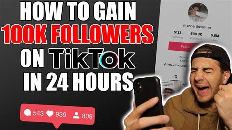 How To Gain 100k Followers On Tiktok In 24 Hours Increase Tiktok
