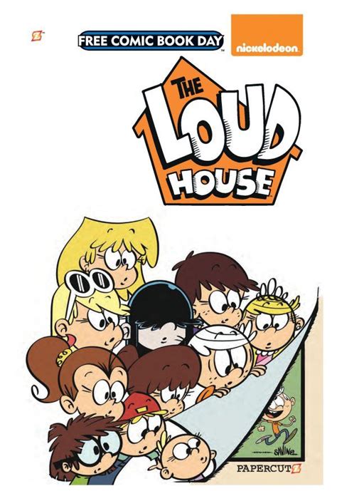 A Look Ahead At The Loud House Graphic Novel For Free Comic Book Day Nickelodeon Cartoons