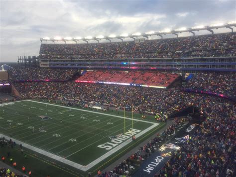 Breakdown Of The Gillette Stadium Seating Chart New England Patriots