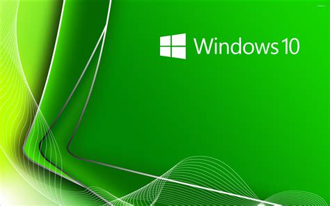 Windows 10 Green Wallpaper Wallpapersafari