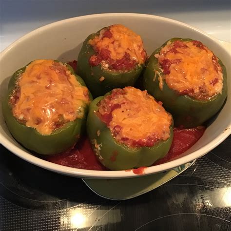 Dis Stuffed Green Peppers Recipe Allrecipes