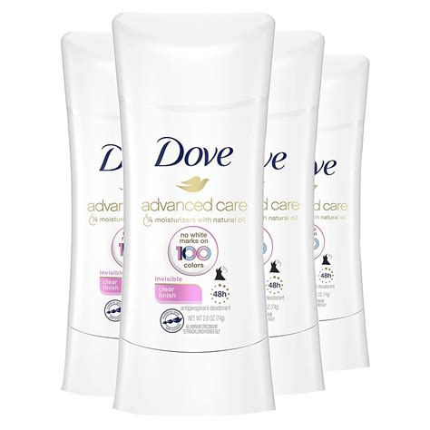 Dove Antiperspirant Stick With No White Marks On 100 Colors Clear 48