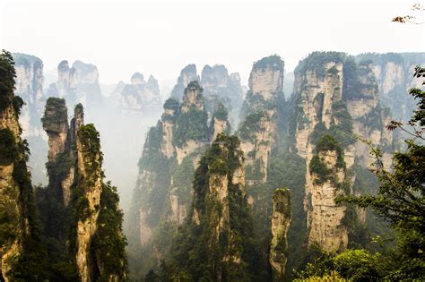 Zhangjiajie National Forest Park China Wallpapers Images Photos
