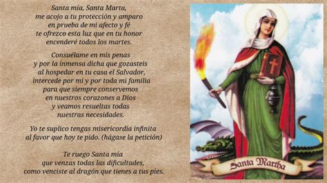 Oración A Santa Marta Los Martes ※ Iluminación Digital