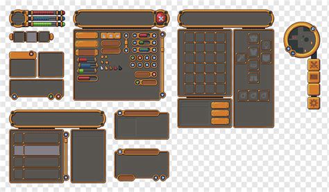 Pixel Art User Interface Sprite Role Playing Game Rpg Game Video