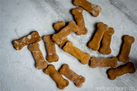 Homemade Grain Free Dog Treats 3 Ingredients Pups With Chopsticks
