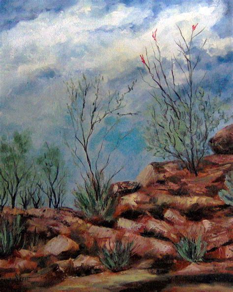Arizona Desert Painting By Lorna Skeie