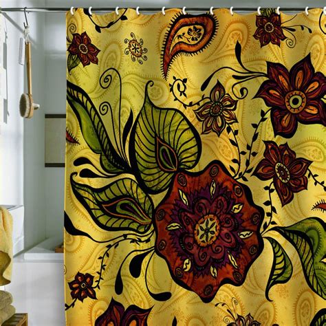 Love This Fun And Funky Shower Curtain Funky Shower Curtains Bathroom Curtains Home Crafts