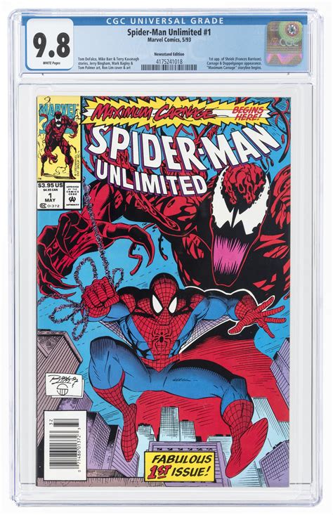 Hake S Spider Man Unlimited May Cgc Nm Mint Newsstand