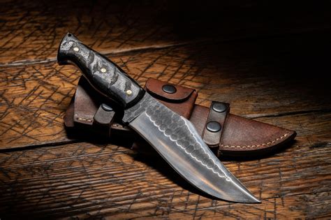 Damascus Steel Straight Blade Knife B72 Gold Mountain Gallery