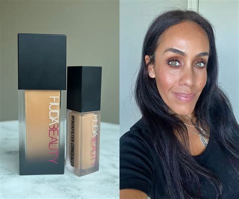 A Makeup Artist Reviews The Cult Huda Beauty Fauxfilter Foundation