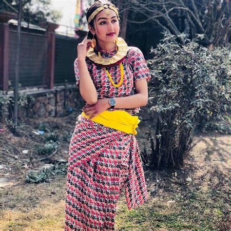 Nepal Cultural Dress Dance Nepal Clothing Traditional Outfits Traditional Dresses