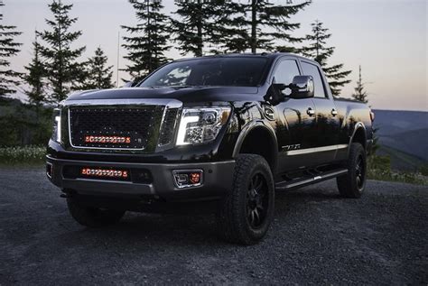 Mesh Led Grille By Rigid Industries For Nissan Titan The Nissan Club
