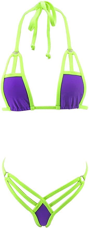 Sherrylo Traje De Baño Micro Mini Swimwear G String Bikini Thong