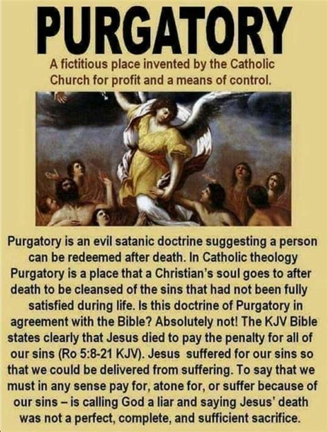 Purgatory Catholic Theology Bible Study Notebook Religion Catolica