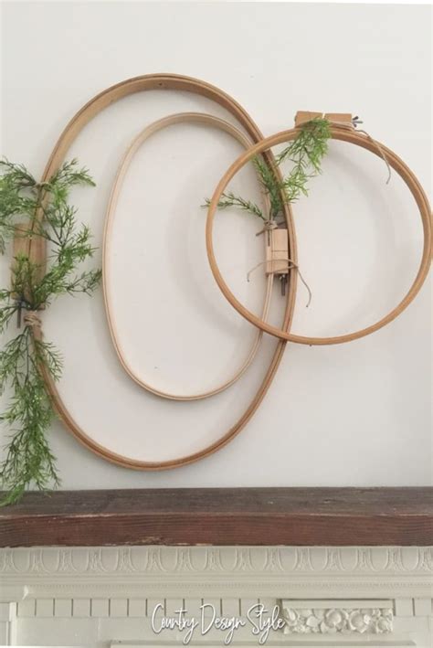 Embroidery Hoop Wreath And Ideas To Make Them Ts Country Design Style