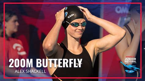 Alex Shackell Gets Gold In 200m Butterfly 2022 Speedo Junior National