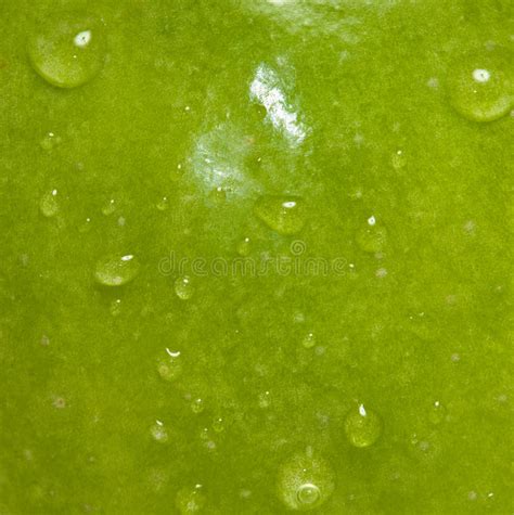 Green Apple Macro Texture Stock Image Image Of Drop Bright 7440831