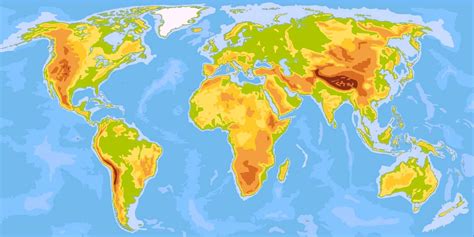 Picante Láser Apagado Mapa Planisferio Fisico Mudo Doblez Presunto Exilio