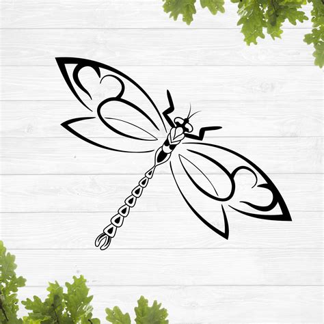 Dragonfly Svg Silhouette Of A Dragonfly Dragonfly Clipart Etsy Canada