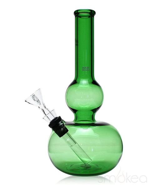 Glowfly Glass Double Bubble Bong Smokea®