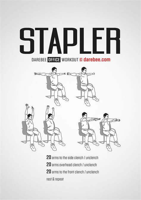 100 Office Workouts Imgur Office Exercise Office Workouts Weight