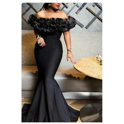 Fashion Black Lovely Dinner Ladies Dress Jumia Nigeria Off Shoulder