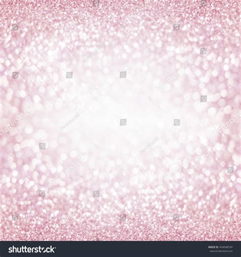 Abstract Bright Sparkling Bokeh Background Pink Stock Illustration