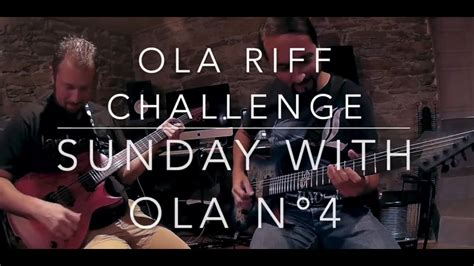 Ola Englund Riff Challenge Sunday With Ola N°4 By Edouard And