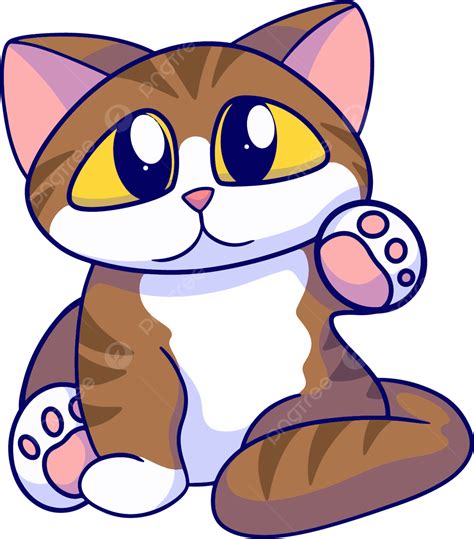 gato de dibujos animados lindo ejemplo png dibujos dibujos animados pintar lindo png y vector