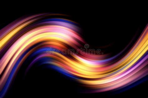 Abstract 3d Rendering Colorful Rainbow Vivid Light Color Swirl Effect