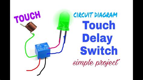 Diy Touch Delay Switch With Adjust Delay Time Simple Circuit Rc