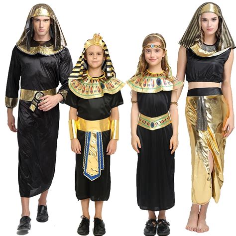 Queen Egyptian Cleopatra Fantasia Princess Costume Women Sexy Ancient Pharaoh Clothing Dresses