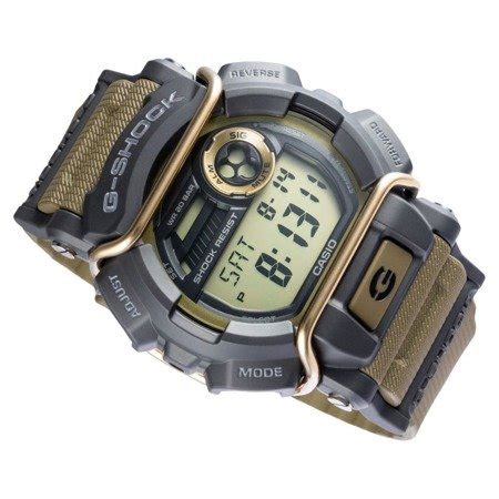 The model comes with protector for the areas where the band joins the. Oryginalny Zegarek Casio G-Shock GD-400-9 Szary || Zielony ...