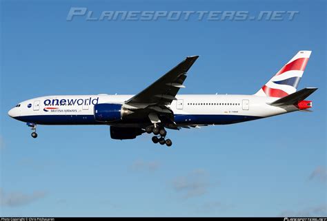 G Ymmr British Airways Boeing 777 236er Photo By Chris Pitchacaren Id