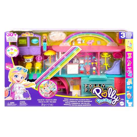 Playset Polly Pocket Polly Shopping Center Doces Surpresas Mattel