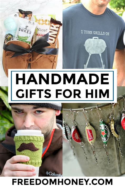 45 Easy And Inexpensive DIY Gifts For Men Freedom Honey In 2020