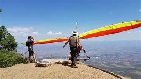 Mingus Mountain Hang Glider Launch Youtube