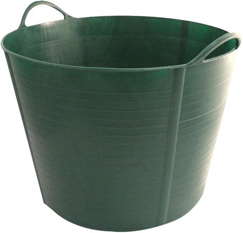Garden Trug Tub 40l Green Container Material Plastic Storage V