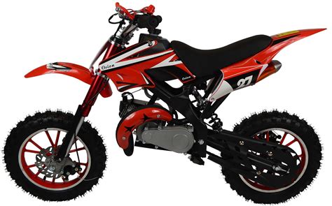 Childrens Zipper 50cc Petrol Mini Kids Dirt Bike Motorbike For Ages 6