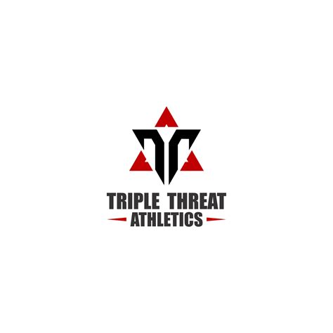 Masculine Professional Logo Design For Triple Threat Athletics By