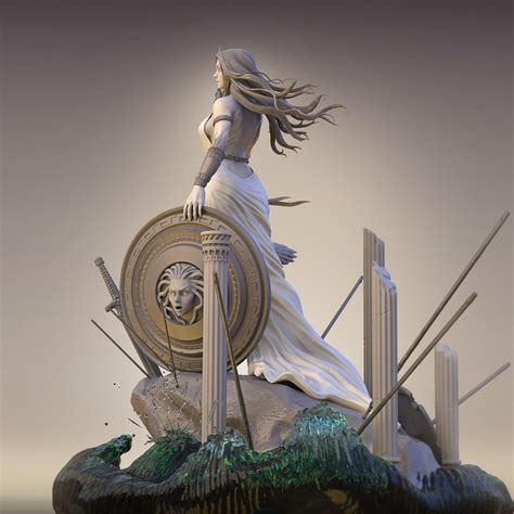 Athena Goddess Of War And Wisdom On Behance