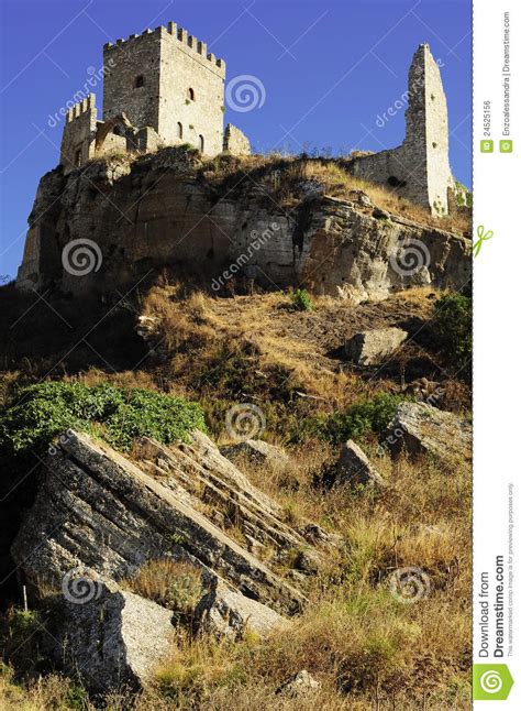 Ruined Castle Stock Photo Image Of Fortress Architectural 24525156