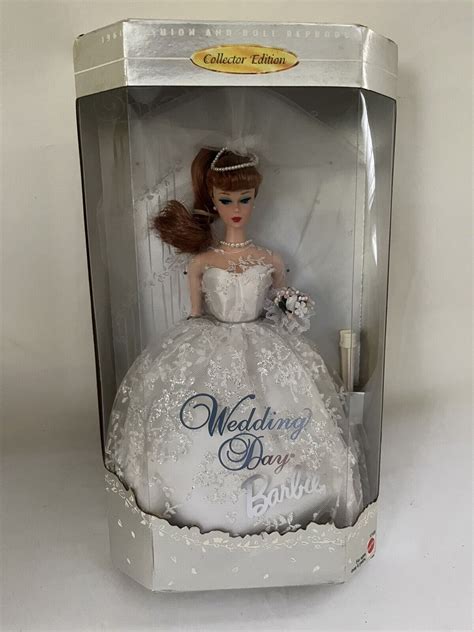 1961 Fashion And Doll Reproduction Wedding Day Barbie Doll Mattel 17120 Ebay